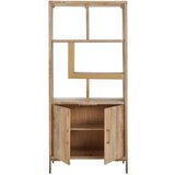MID.YOU REGAL 88/192/40 cm naravne barve, zlate barve | Shoptok.si