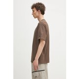 The North Face Pamučna majica Relaxed za muškarce, boja: smeđa, s aplikacijom, NF0A8C351OI1 | shoptok.hr