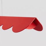 Thoro Crvena LED viseća svjetiljka aluminijska BISCUIT &amp;ndash; Slike