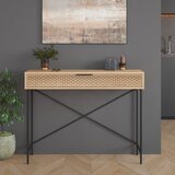 Marckeric Stranska mizica v hrastovem dekorju v naravni barvi 35.5x110 cm Ecrin – | Shoptok.si