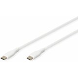 Digitus kabel USB C-C 1m 60W bel silikonski AK-300341-010-W, (5000319521) Cene