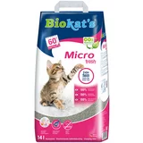 Biokats Micro Fresh pesek za mačke - Varčno pakiranje: 2 x 14 l