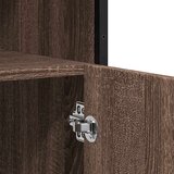  Komoda rjavi hrast 100x35x76 cm inženirski les, (5000217918) | Shoptok.si