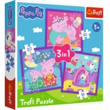 Slagalica 3 u 1 - Navike Praščića Pepa Trefl 34893 | shoptok.hr