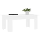  Stolić za kavu bijeli 100 x 60 x 42 cm od konstruiranog drva | shoptok.hr