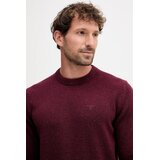 Barbour Puloverji ESSENTIAL TISBURY CREW MKN0844 Bordo | Shoptok.si