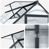  Rastlinjak v vrtu z vrati Antracit 183,5 x 183,5 x 207 cm, (5000288600) | Shoptok.si