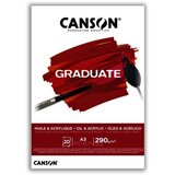  Slikarski blok Canson Graduate A3, 290 g/m², 20 listova | shoptok.hr