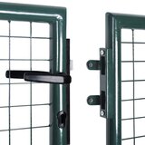  Ograjna vrata jeklo 306x175 cm zelena | Shoptok.si