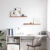  Polica na zidu 2 pcs Crvena 80 x 9 x 3 cm Konstruirano drvo | shoptok.hr