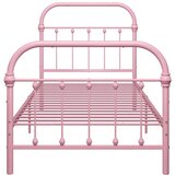  Okvir za krevet ružičasti metalni 90 x 200 cm | Eponuda.ba