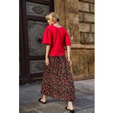 Marisse Red Cotton Blouse | shoptok.hr