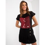 FANCY T-shirt-FA-TS-8406.82P-black Cene