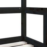  Za dječji krevet crni 70 x 140 cm od masivne borovine | shoptok.hr