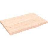 vidaXL Zidna polica 60 x 40 x 2 cm od neobrađene masivne hrastovine Cijene