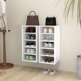 vidaXL ormarići za cipele 2 kom bijeli 31,5 x 35 x 70 cm od iverice Cijene