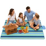Odeja Deka za piknik ili plažu LT 150 x 200cm Flowers - plava | shoptok.hr