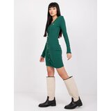 RUE PARIS Dress-RV-SK-7434.13-dark green | shoptok.hr