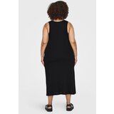 Only Carmakoma Obleka CARMay Calf Vneck | Shoptok.si