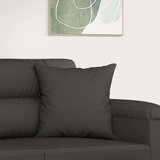  Okrasna blazina 2 kosa temno siva 40x40 cm blago, (21050106) | Shoptok.si