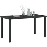  Stol za vrt Crna 140 x 70 x 73 cm Metal | shoptok.hr
