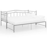 Izvlečni posteljni okvir siv iz kovine 90x200 cm, (20645684) | Shoptok.si