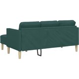  Set sofe s jastukom 2 pcs Tamnozelena Poliester | shoptok.hr