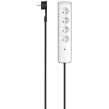 P2223761 produžni kabel 1,5 m 4 utičnice naizmjenične struje U zatvorenom Crno, Bijelo