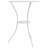  3-dijelni bistro set od lijevanog aluminija bijeli | Eponuda.com