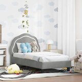  Posteljica za malčke z vzglavjem Svetlo siva 70 x 140 cm Žamet, (5000105740) | Shoptok.si