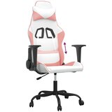  Igraća stolica bijelo-ružičasta od umjetne kože | shoptok.hr