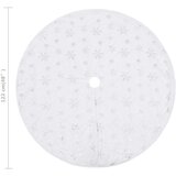  Luksuzna suknja za božićno drvce bijela 122 cm umjetno krzno | shoptok.hr