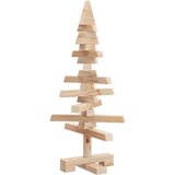 | Drveno božićno drvce | s stalakom prirodna 60 cm Masivna borovina | shoptok.hr