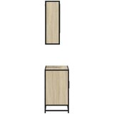 vidaXL 2-dijelni set kupaonskog namještaja boja hrasta sonome drveni | shoptok.hr