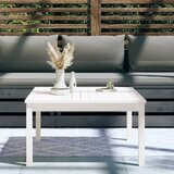  Vrtni stol bijeli 82,5 x 82,5 x 45 cm od masivne borovine | shoptok.hr
