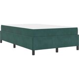  Krevetna konstrukcija Tamno zelena i bijela 120 x 190 cm Baršun | shoptok.hr