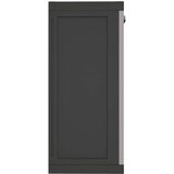 vidaXL Zunanja omara siva in črna 65x37x85 cm PP | Shoptok.si