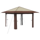 Gazebo bez bočne strane Krema i smeđa | shoptok.hr
