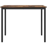  Stol Dimljeni hrast 100 x 50 x 76 5 cm Inženjerska drva i čelik | shoptok.hr