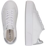 Calvin Klein Jeans Nizke superge srebrna / bela | Shoptok.si