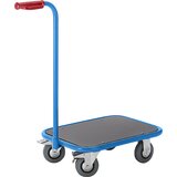 eurokraft pro voziček z ročajem, nosilnost 250 kg, 1 nakladalna površina, 600 x 450 mm | Shoptok.si