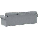 SOFA Svijetlo siva 215 x 82 x 80 cm Metal | shoptok.hr