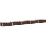  Povišeni vrtni krevet Crna 400 x 40 x 24 cm | shoptok.hr