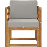  Set vanjskih sofa Čvrsto drvo akacije i poliester | shoptok.hr