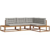  Set vanjskih sofa Prirodna i svijetlo siva | shoptok.hr