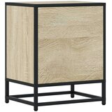 vidaXL Nočna omarica sonoma hrast 40x31x50 cm inženirski les | Shoptok.si