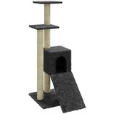 vidaXL Penjalica za mačke sa stupovima za grebanje tamnosiva 92 cm | shoptok.hr