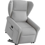 Maison Chic Naslanjač - Relax naslanjač s funkcijo vstajanja sivo blago, (22042111) | Shoptok.si