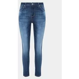 Please Jeans hlače P0SAYR7W6F Mornarsko modra Skinny Fit