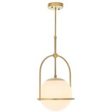  Endon 90844 - Luster na šipci ONTARIO 1xE27/10W/230V mesing | Eponuda.com